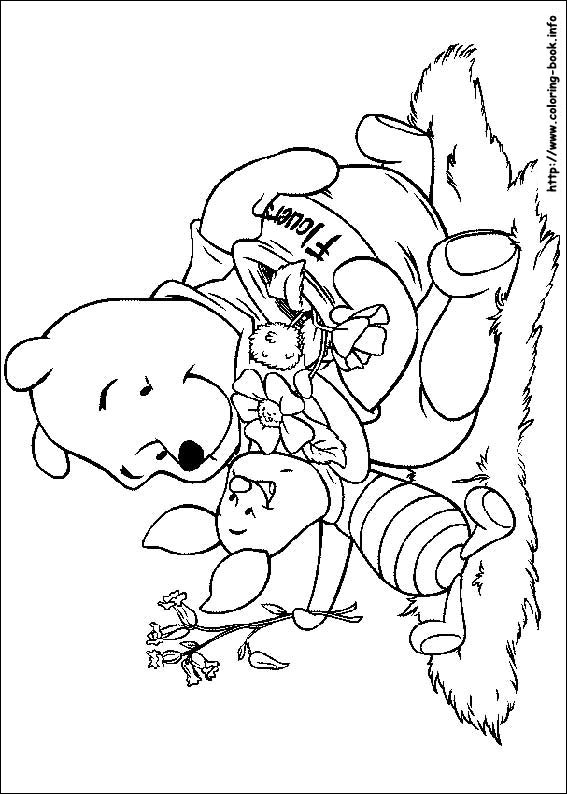 Winnie the Pooh coloring picture